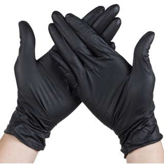 ☾Jm❤100 guantes Unisex desechables, antideslizantes, guantes médicos para adultos (1)