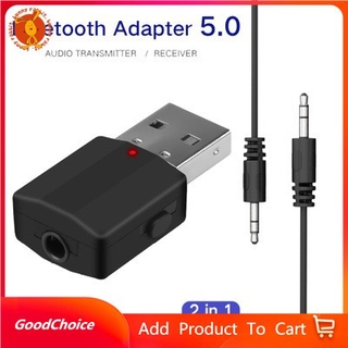 Receptor de Audio Bluetooth 5.0 2 en 1 receptor Bluetooth Aux coche receptor y transmisor inalámbrico