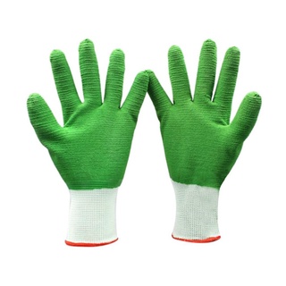 guantes de trabajo de látex dedo completo/guantes antideslizantes resistentes al desgaste