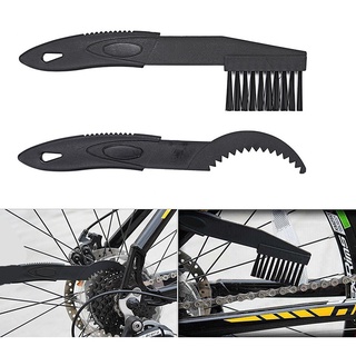 2 pzas cepillo de limpieza de cadena de bicicleta/herramienta para limpieza de bicicleta/ciclismo