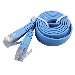 RJ45 CAT6 8P8C Flat Ethernet parche red Lan Cable 1m hogar Parvicostellae (1)