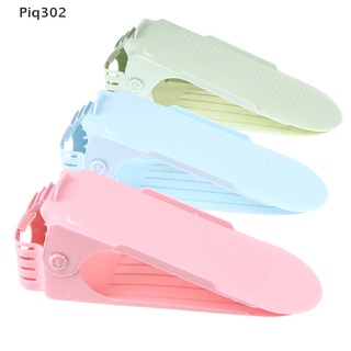 [piq302] 2 piezas de doble capa para zapatos, ajustable, almacenamiento de polvo, organizador de zapatos para el hogar