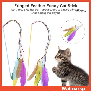 [WMP] Gato Varita Juguete Colorido Mascota Interactivo Lindo Borla Pluma Palo De Producto Para Mascotas
