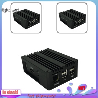 Dgw_ caja de aluminio sin ventilador caja de caja para Raspberry ASUS Tinker Board S