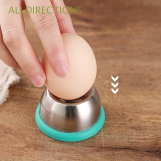 Alldirections útiles lindos pinchazos de huevos duraderos de acero inoxidable para huevos hervidos/herramientas de cocina