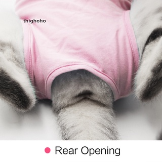 thighoho - traje de recuperación de cirugía de gato para heridas abdominales y enfermedades de la piel (2)