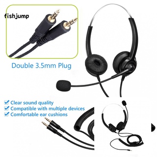 Nuevo audífonos con cable Hifi durable sonido Sobre las orejas auriculares reducción De ruido Para negocios