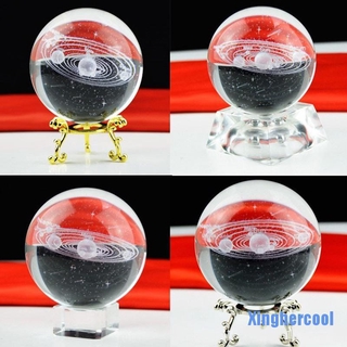 [nuevo Stock] Modelo De Esfera De planeta 3d De Sistema Solar miniatura Feng Shui Bola De Cristal