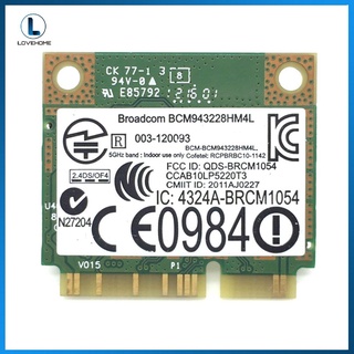 Mini PCI-E Dual Band 300Mbps BCM943228HMB 4.0 802.11a/b/g/n Wifi Metade (3)