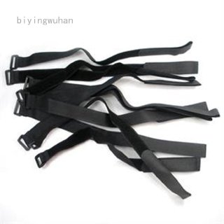 biyingwuhan.my negro 10 piezas 20x450mm velcro amarre correas cam hebilla envoltura banda correa de equipaje