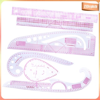 6pcs Sewing French Curve Measure Rulers For Clothing Sew Dressmaking Tailor