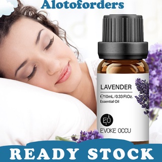 alotoforders11.co 10ml Lavender Fragrance Oil Improve Sleep Quality Relieve Stress Natural Ingredients Essential Oils with Dropper