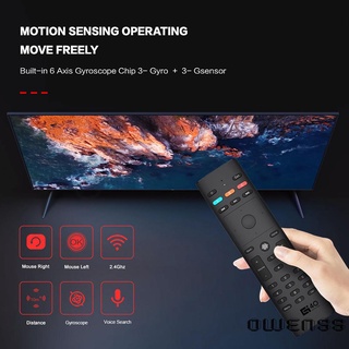 (Owenss) G40s GHz ratón de aire inalámbrico voz remoto para PC proyector Android TV Box (1)