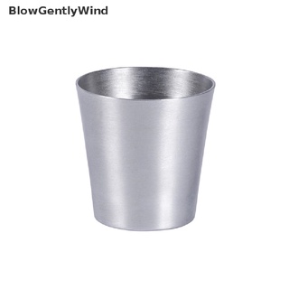 blowgentlywind - taza de licor (10 unidades, de acero inoxidable, portátil, vaso de bebidas alcohólicas) bgw