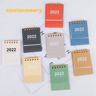 2022 lindo creativo mini escritorio calendario decoración papelería suministros escolares