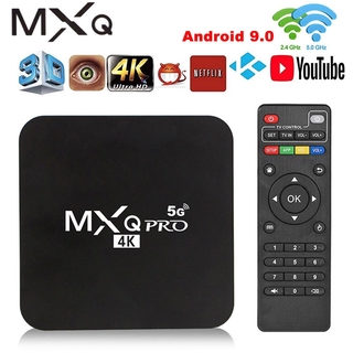 Baokuan Mxq Pro 4k 2.4g/5ghz Wifi Android 9.0 Quad Core Smart Tv Box reproductor multimedia 1g+8g