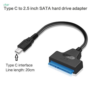 Cable Convertidor USB 3.0/2.0/Tipo C A Disco Duro SATA De 2.5 Pulgadas Para HDD/SSD