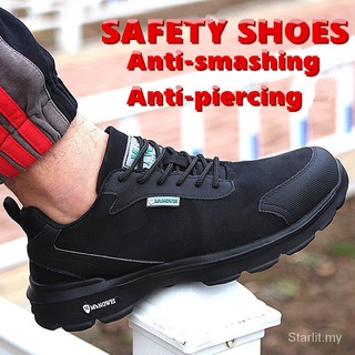 Zapatos de seguridad botas de seguridad Jenis deporte Anti-aplastamiento Anti-piercing zapatillas de deporte de los hombres de las mujeres antideslizante zapatos de seguridad zapatos de trabajo impermeable senderismo zapatos de construcción zapatos rsUQ (1)