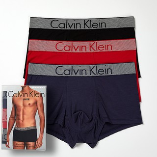 Calvin Klein ropa interior hombre (1pcs) calzoncillos transpirables suaves Boxer CK hombres Underwea modal algodón