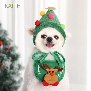 raith bulldog bandana santa sombrero otoño mascota triángulo bufanda mascota sombrero de navidad para pequeño medio grande perro gato invierno disfraz baberos saliva toalla decoración ropa