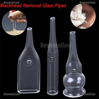 [nw] tubos de vidrio de eliminación de espinillas/exprimir de vacío con manchas/masajeadores/limpiador facial