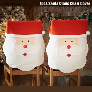 welo santa sombrero silla cubre decoración de navidad cena mesa silla cubiertas para el hogar co