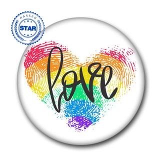 [Nuevo] insignia de arco iris Gay insignia LGBT Gay broche amor y paz joyería R0M1