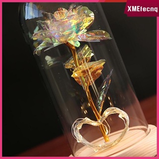 Preserved Eternal Rose LED Light Beauty Flower Birthday Valentine\\\'s Gift (1)