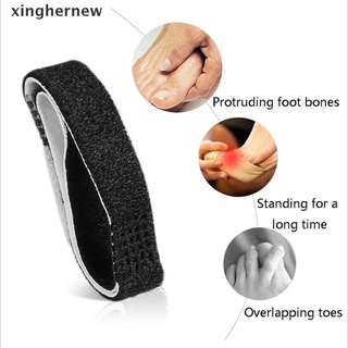 [xinghernew] 2 piezas corrector de dedos del dedo del pie hallux valgus corrector del dedo del pie vendaje separador envoltura caliente