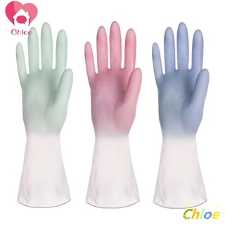 chloe guantes duraderos impermeables para lavar platos/cocina/lavado/ropa/herramientas de limpieza para el hogar/limpieza de goma protectora