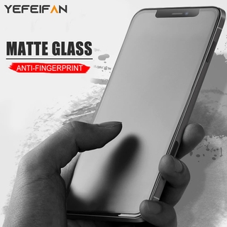 Iphone 13 Mini vidrio templado antihuellas dactilares cristal mate para IPhone 12 Mini Pro Max 13 11 Pro Max XR esmerilado Protector de pantalla