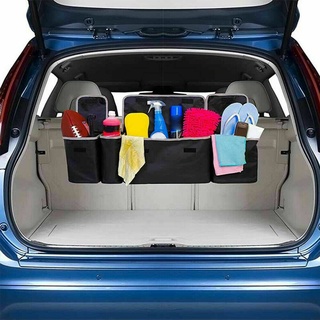 Organizador de maletero de coche Oxford Interior accesorios bolsa de almacenamiento de asiento trasero