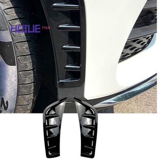 Cubierta Decorativa de ala lateral lateral de coche brillante Abs negro frontal Bumper Para Mercedes Benz clase Glc Glc260 Glc300 2020
