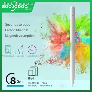 goojodoq lápiz capacitivo para ipad 8a generación ipad lápiz para ipad pro 11 2021 m1 apple pen para apple pencil 1 2 ipad 2018-2021 con rechazo de palma