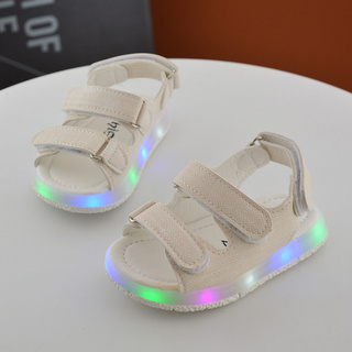 bigdiscount - sandalias de bebé con luz led para bebé, antideslizantes, huecos (9)