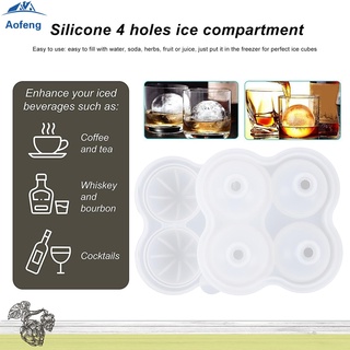 bandejas de cubitos de hielo (gorgeous), esfera de silicona, moldes de hielo seguros con tapas (6)