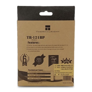 Thermalright TR-121BP 120mm CPU enfriador ventilador FDB velocidad de rodamiento 1800PWM caja de control de temperatura ventilador de enfriamiento (5)