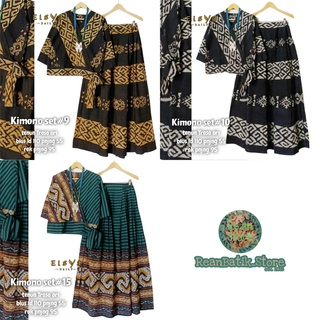 (Premium) Traje Kimono tejido Troso Batik camisa invitaciones de oficina Formal Material Casual Original Jepara presente Kece hermoso diario traje motivos étnicos