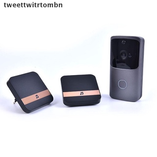 Tweettwitrtombn timbre inteligente inalámbrico/Wifi/video/portero inteligente De seguridad/720p/campana De cámara (Tweettwitrtombn)