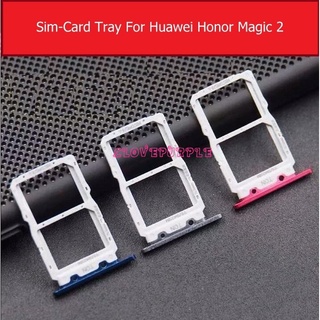 adaptadores de bandeja de tarjeta sim para huawei honor magic 2 tny-tl00 lector de tarjetas sim ranura zócalo titular de piezas de reparación