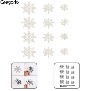 Gregorio01 Adornos Antideformados Copos De Nieve Colgantes De Fiesta De Navidad Colgante Reutilizable Decoración Del Hogar