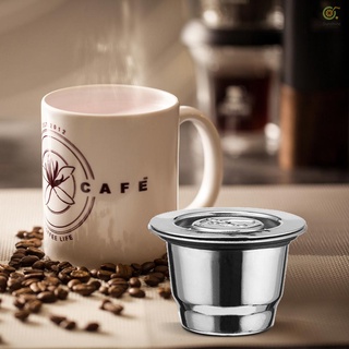 cápsulas de café recargables de acero inoxidable para cafetera nespresso sistema recargable (1)