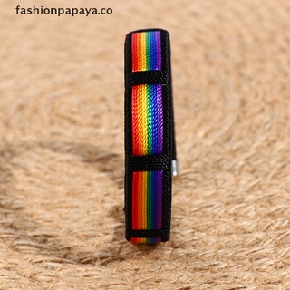 [papaya] Pulseras De Arco Iris Para Lesbianas Gays Bisexuales , Pareja , Pulsera Abierta , Diseño
