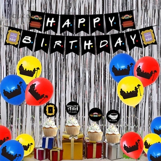 molecole friends tv show decoración de fiesta de cumpleaños feliz (1)
