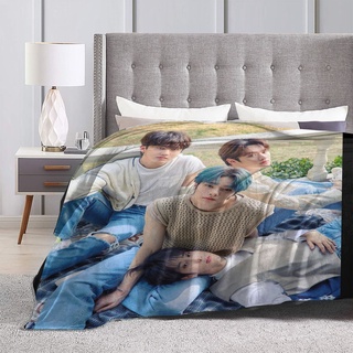 niños callejeros de franela impreso manta de dormir skz diseño de algodón manta kumot doble tamaño bang chan lee saber chang bin hyun jin han seung min felix i.n