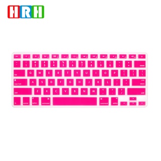 Hrh US silicona idioma inglés teclado portátil Protector de piel cubierta protectora película protectora para Macbook Pro Air Retina 13 15 17 viejo antes de 2016 (2)