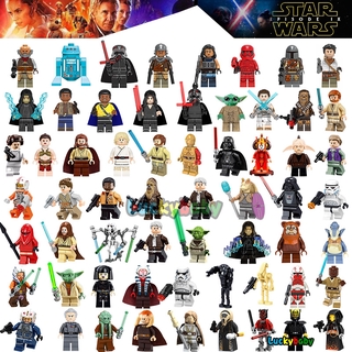 Star Wars Lego Minifigures Yoda Darth Vader Luke Mandalorian Bloques Juguetes Regalos PG792