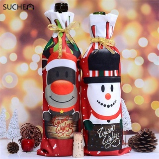 Suchen funda De botella De vino con lentejuelas Para decoración navideña/hogar/cena/muñeco De nieve/lentejuelas