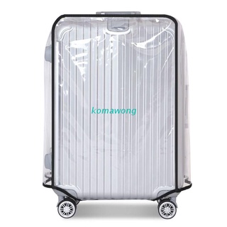 kom clear pvc - funda protectora para maleta de equipaje, diseño de equipaje