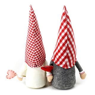 Zong lindo día de san valentín muñecas regalos Gnome decoración hogar fiesta decoraciones juguetes niños (6)